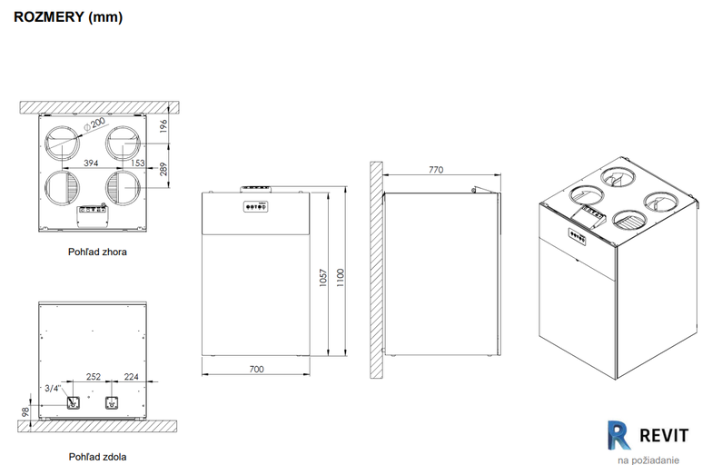 Rekuperačná jednotka Dantherm HCV 700 – Obrázok 8