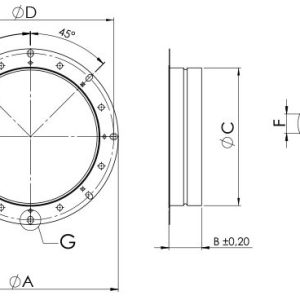 Vortice QBK-HE MFL 400 (kruhová príruba na výfuk)