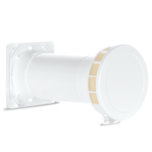 Vortice MDV 100 – Manuálny prívodný potrubný ventil s priemerom potrubia Ø100mm (pre steny o hrúbke 370mm)